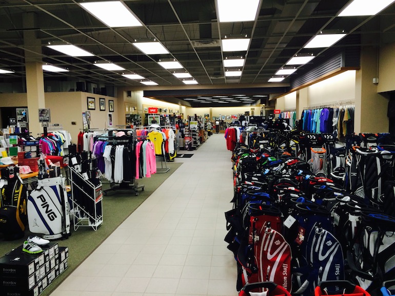 Huge variety of golf products